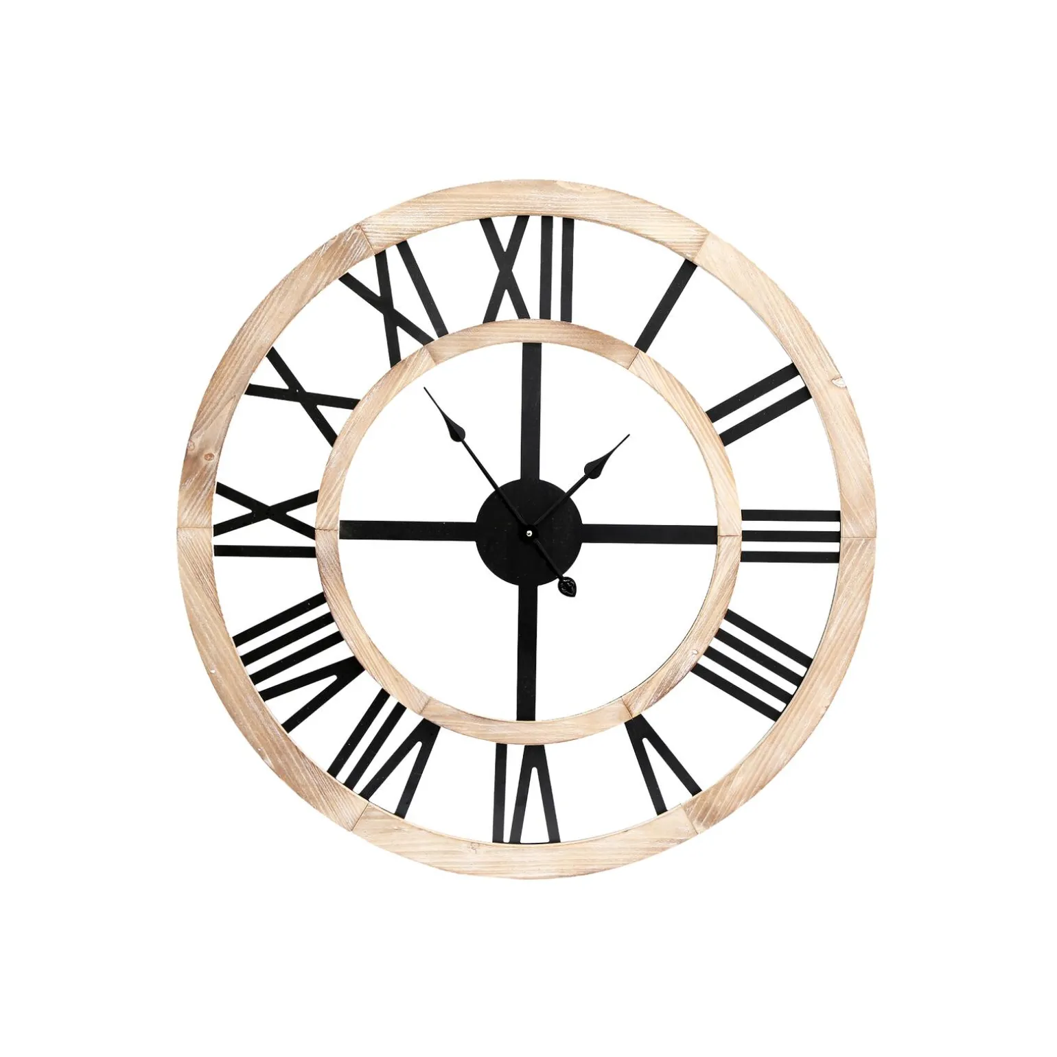 Horloge ROMAN coloris noir et beige - 4MURS