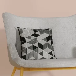 Housse de coussin ARLETTY coloris noir 40 x 40 cm - 4MURS