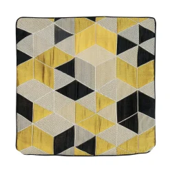 Housse de coussin ARLETTY coloris jaune 40 x 40 cm - 4MURS