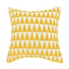 Housse de coussin BACKGAMMON coloris jaune 40 x 40 cm - 4MURS
