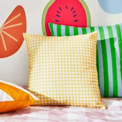 Housse de coussin ELVA coloris jaune 40 x 40 cm - 4MURS