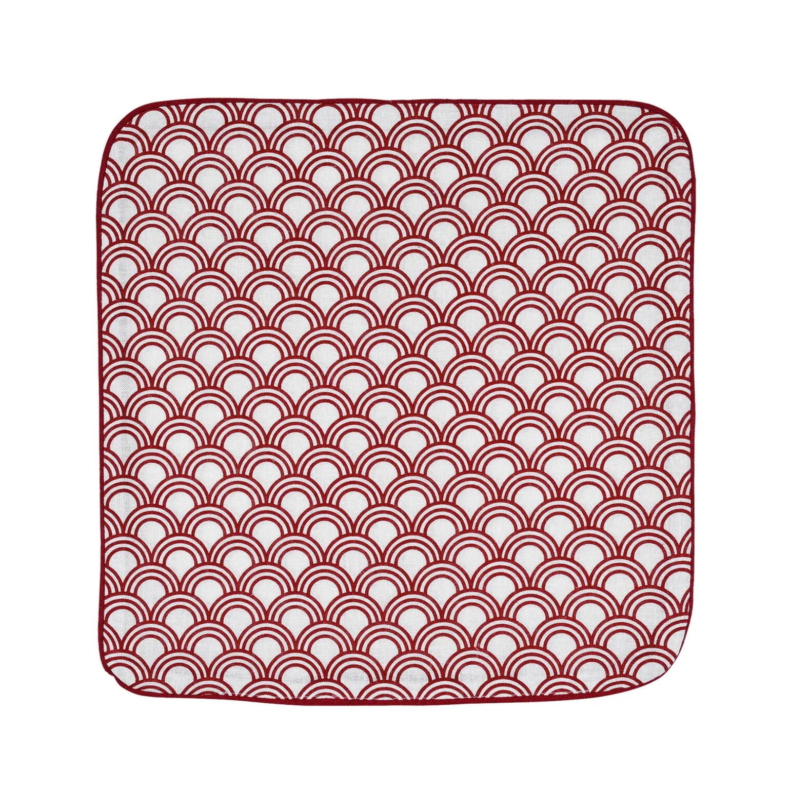 Housse de coussin IBIZA coloris rouge 40 x 40 cm - 4MURS