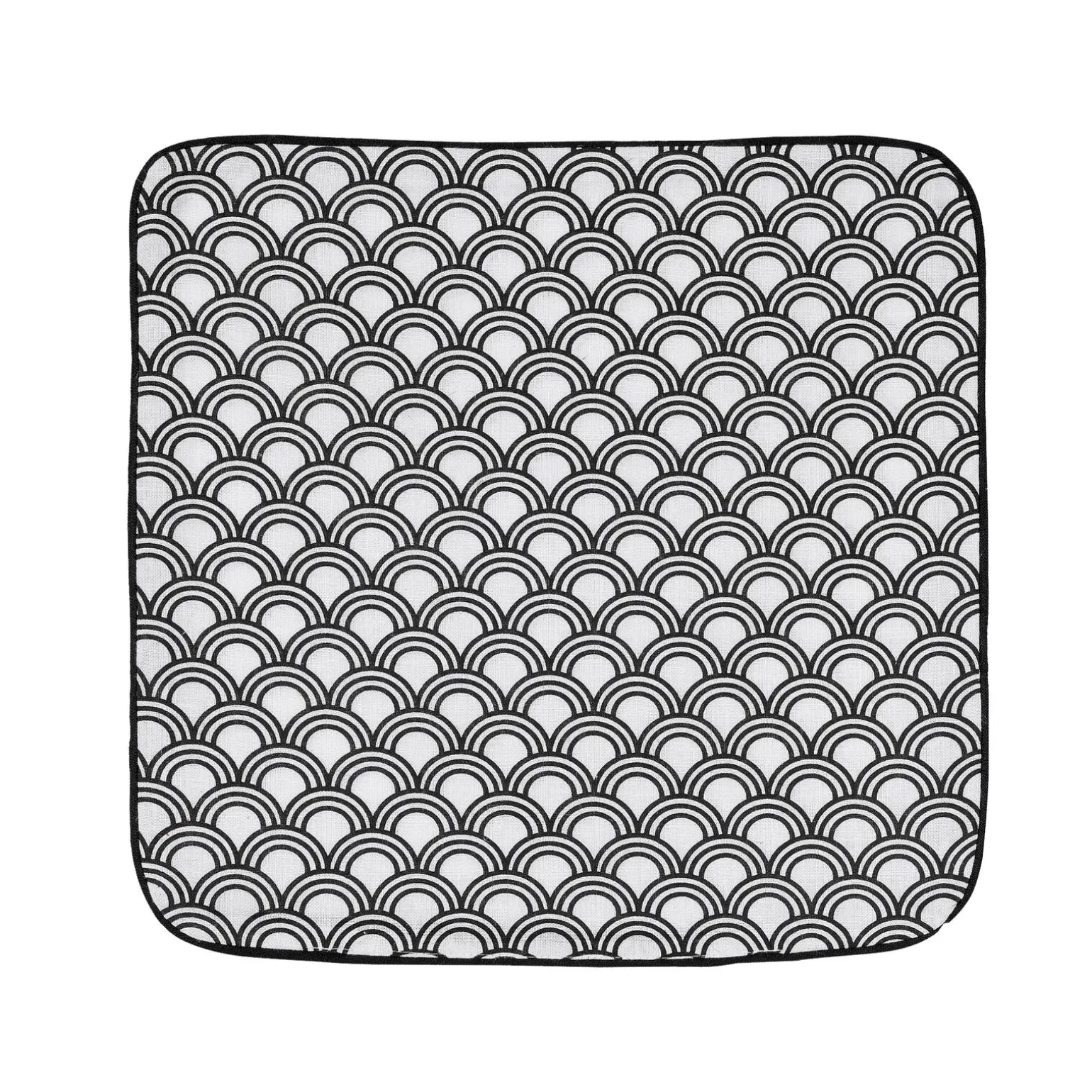 Housse de coussin IBIZA coloris noir 40 x 40 cm - 4MURS