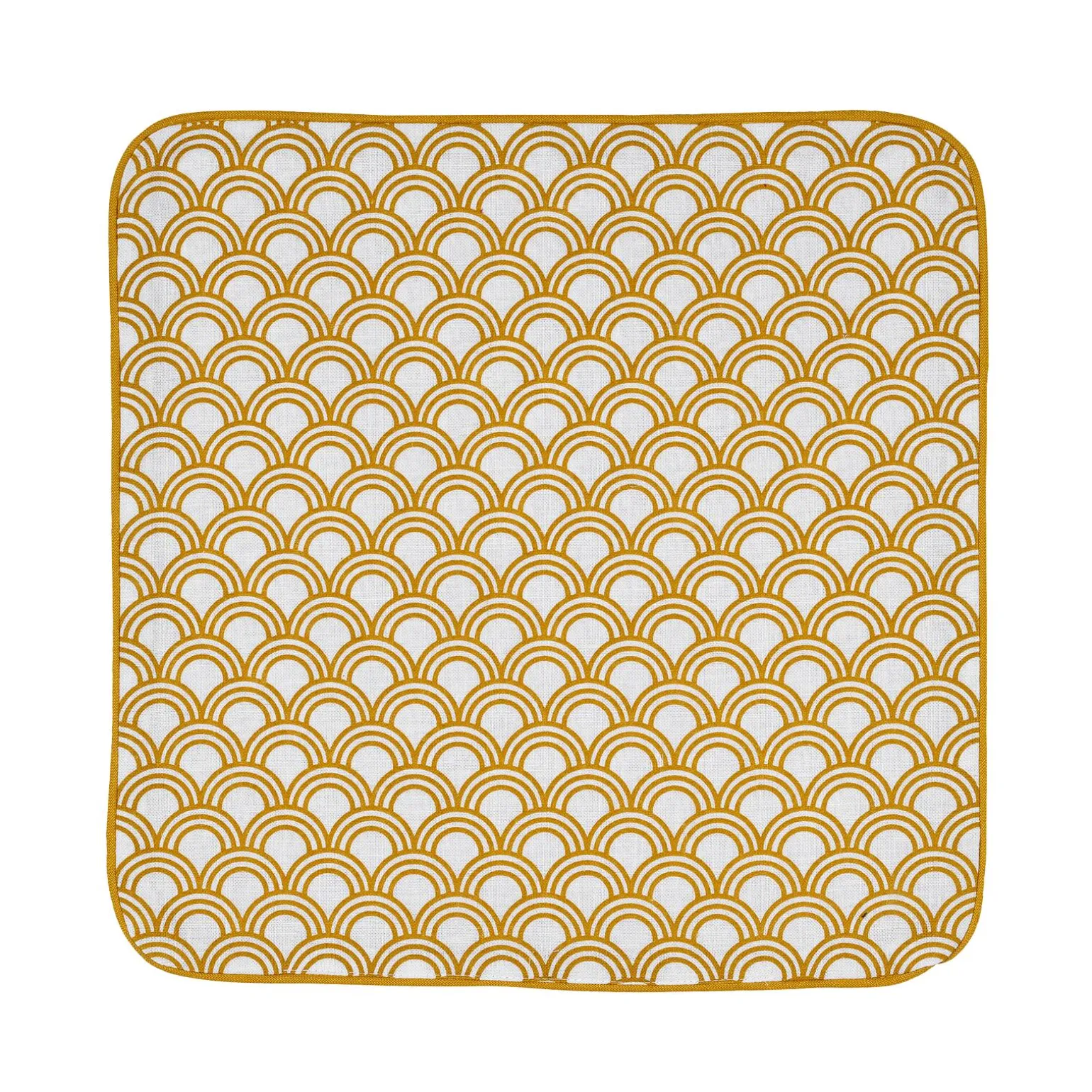 Housse de coussin IBIZA coloris jaune 40 x 40 cm - 4MURS