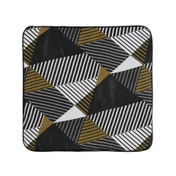 Housse de coussin JACKSON coloris jaune noir 40 x 40 cm - 4MURS