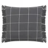 Housse de coussin PAOLO coloris anthracite 40 x 40 cm - 4MURS