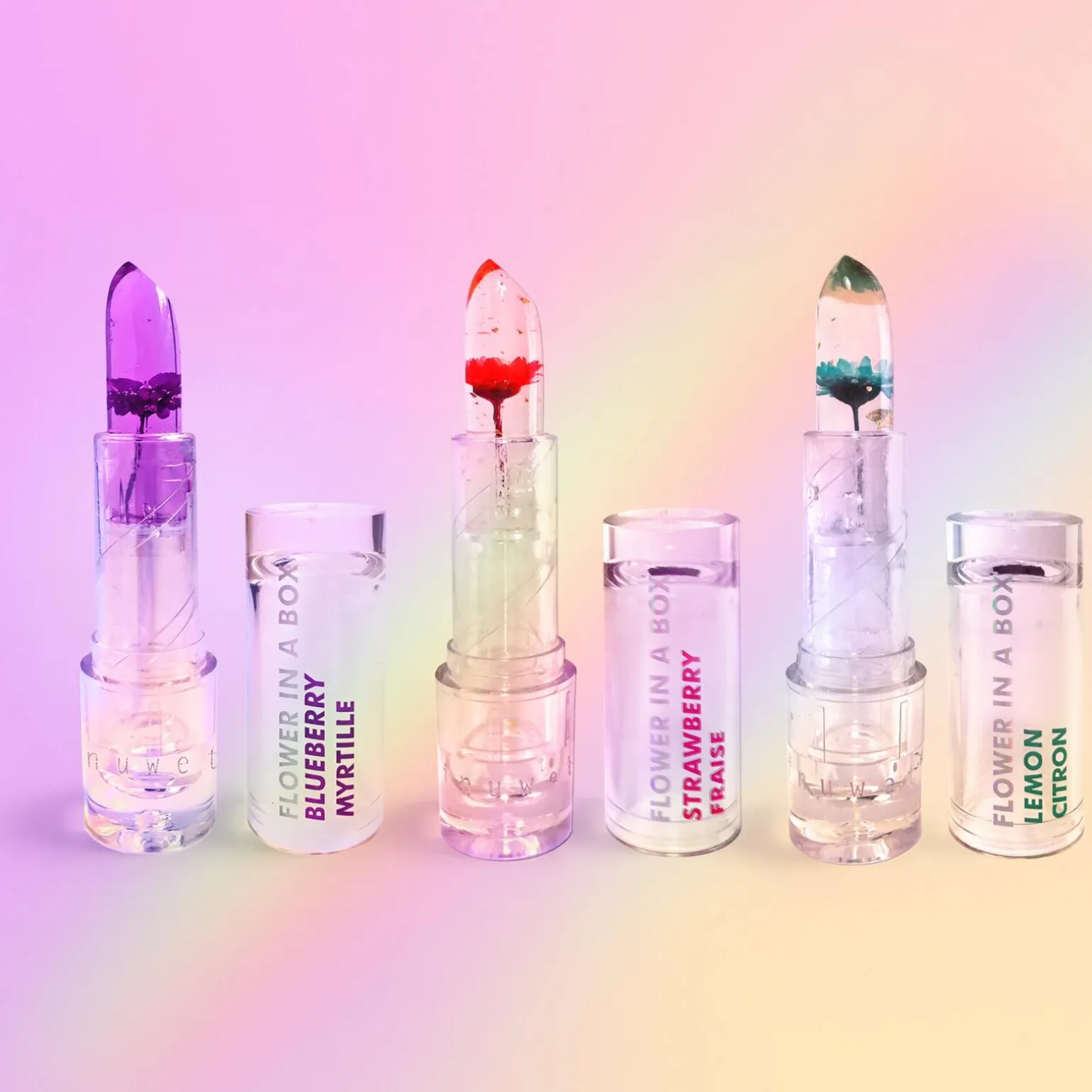 Inuwet Baume à lèvres FLEURS - MYRTILLE Myrtille - 4MURS