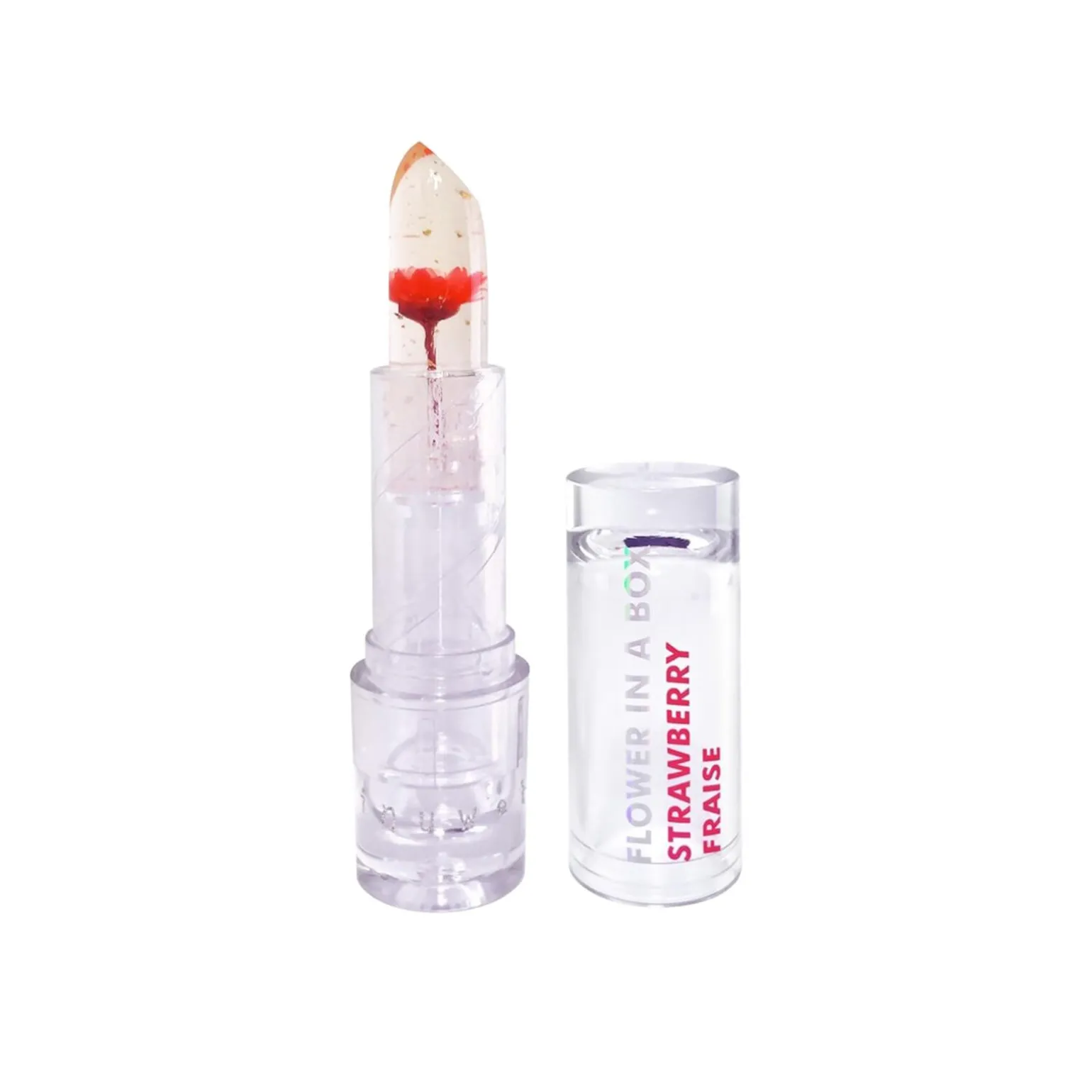 Inuwet Baume à lèvres FLEURS - FRAISE fraise - 4MURS