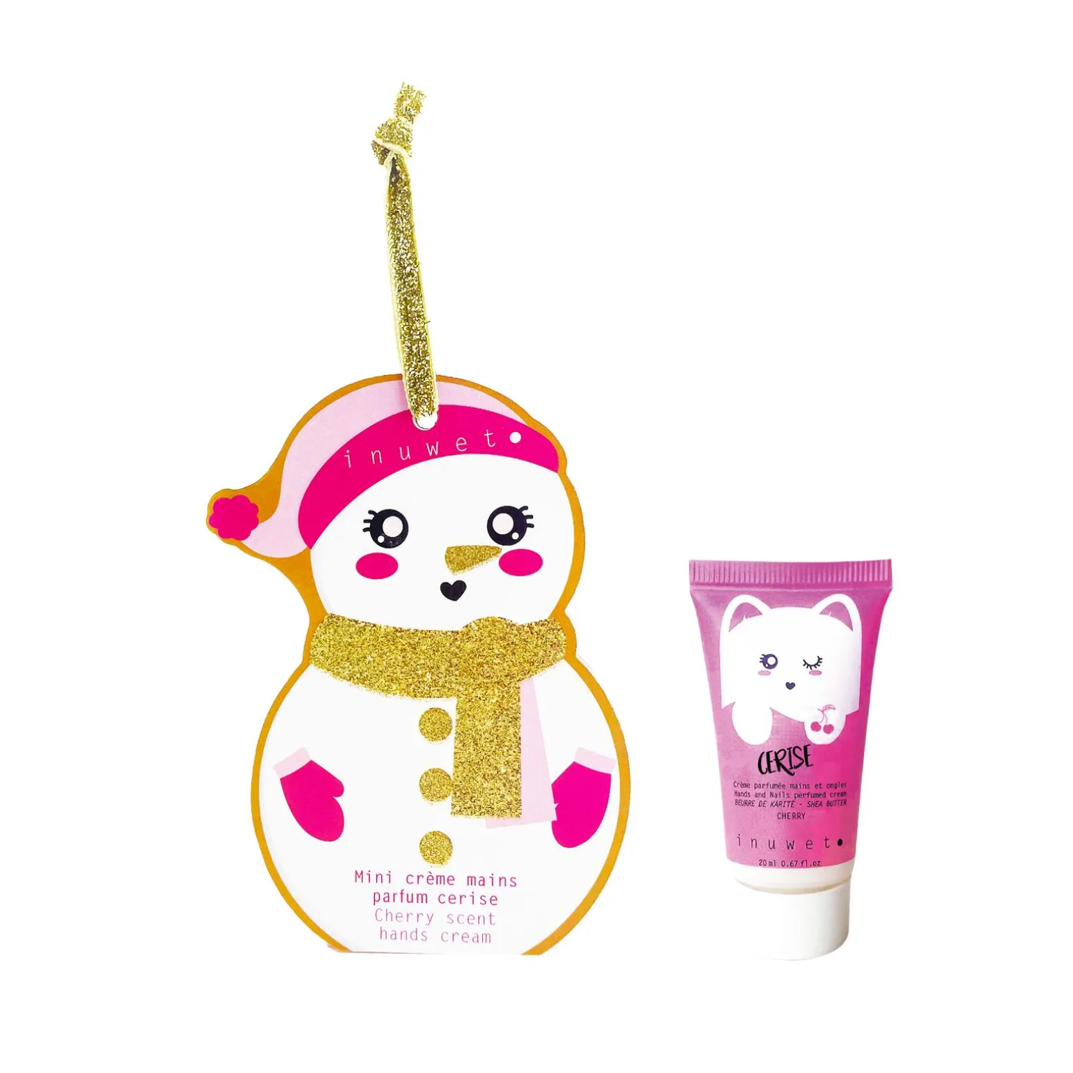 Inuwet Crème mains SANTA SNOW CERISE - 4MURS