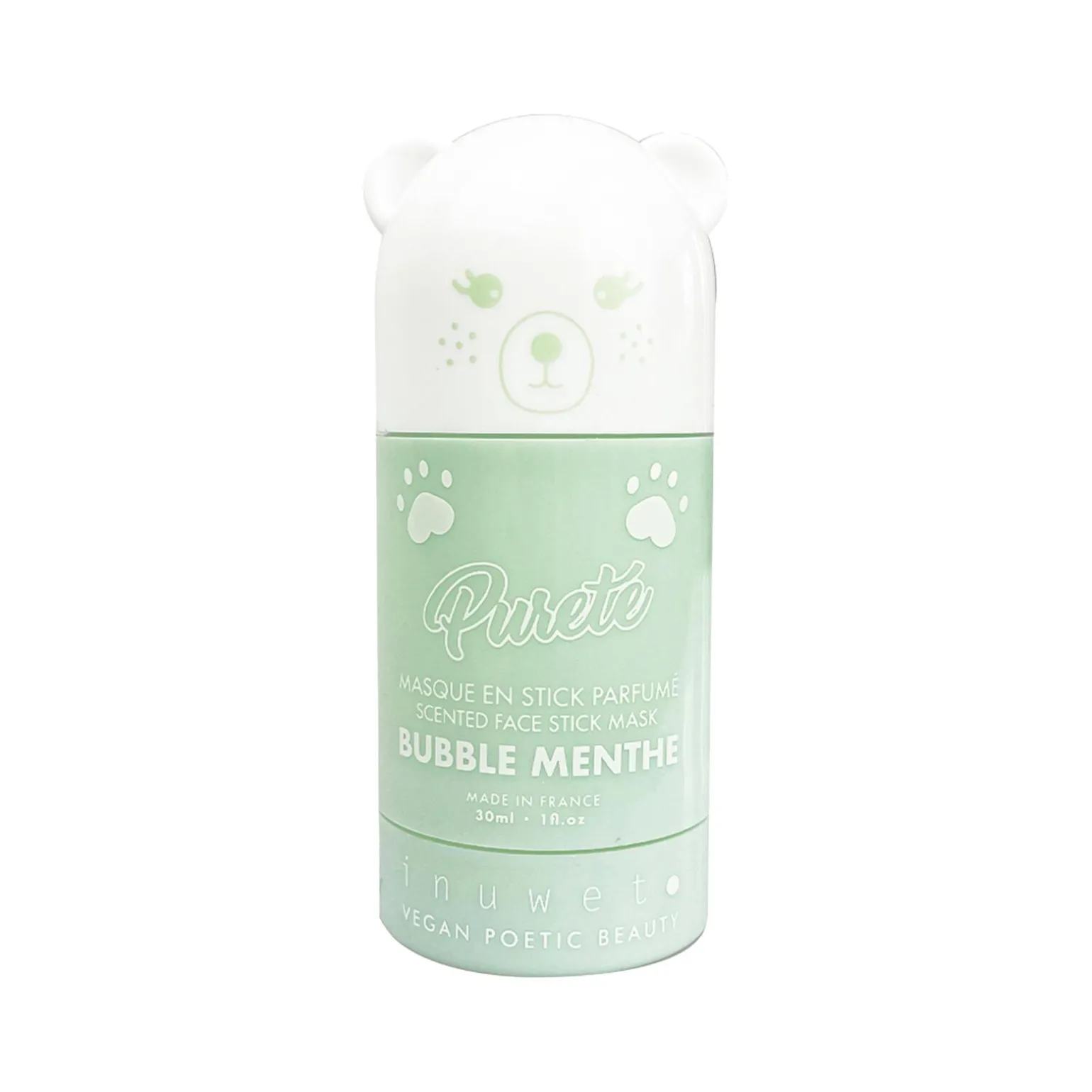 Inuwet Masque crème STICK VISAGE A L'ARGILE - DETOX - 4MURS