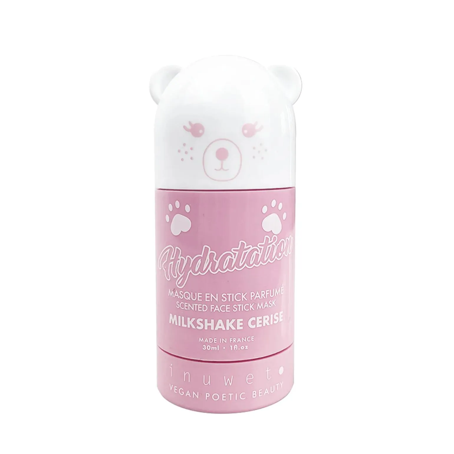 Inuwet Masque crème STICK VISAGE A L'ARGILE - HYDRATANT - 4MURS