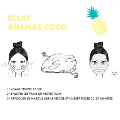 Inuwet Masque VISAGE ÉCLAT ANANAS / COCO - 4MURS