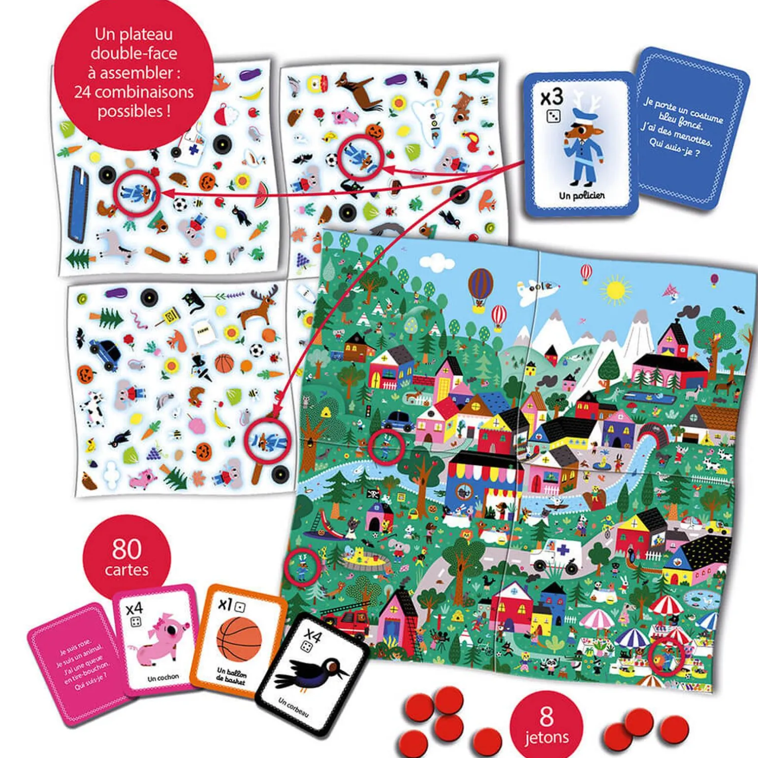 Janod Jeu éducatif CHERCHE ET TROUVE LES COULEURS - 4MURS
