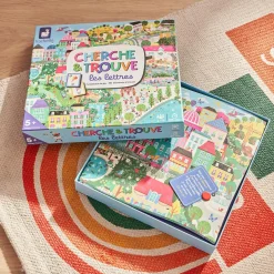 Janod Jeu éducatif CHERCHE ET TROUVE LES LETTRES - 4MURS