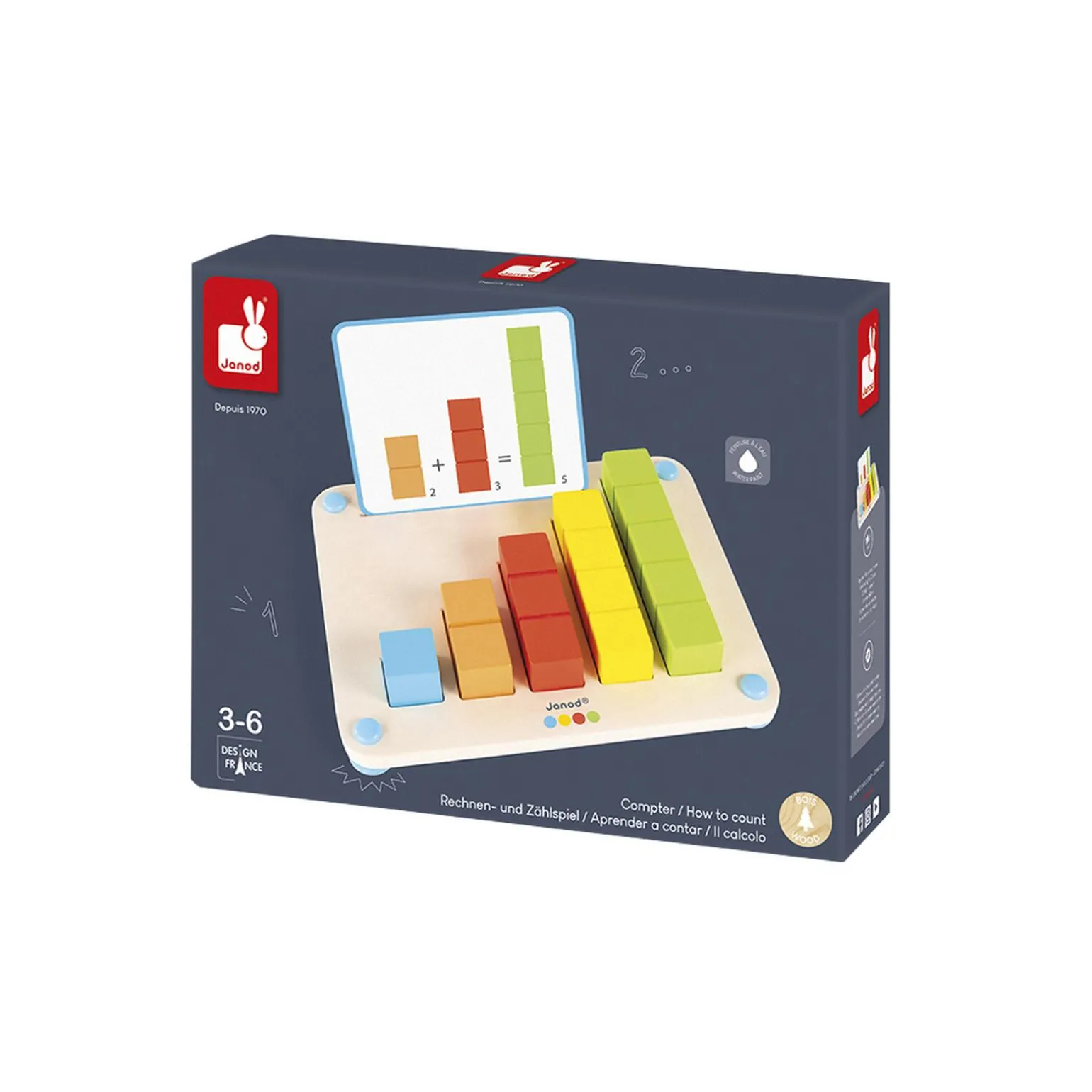 Janod Jeu éducatif COMPTER - 4MURS