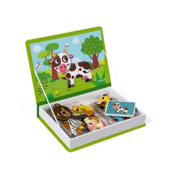 Janod Jeu éducatif MAGNETI'BOOK ANIMAUX - 4MURS
