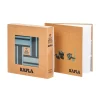 KAPLA Jeu de construction COFFRET LIVRE ET COULEURS bleu - 4MURS