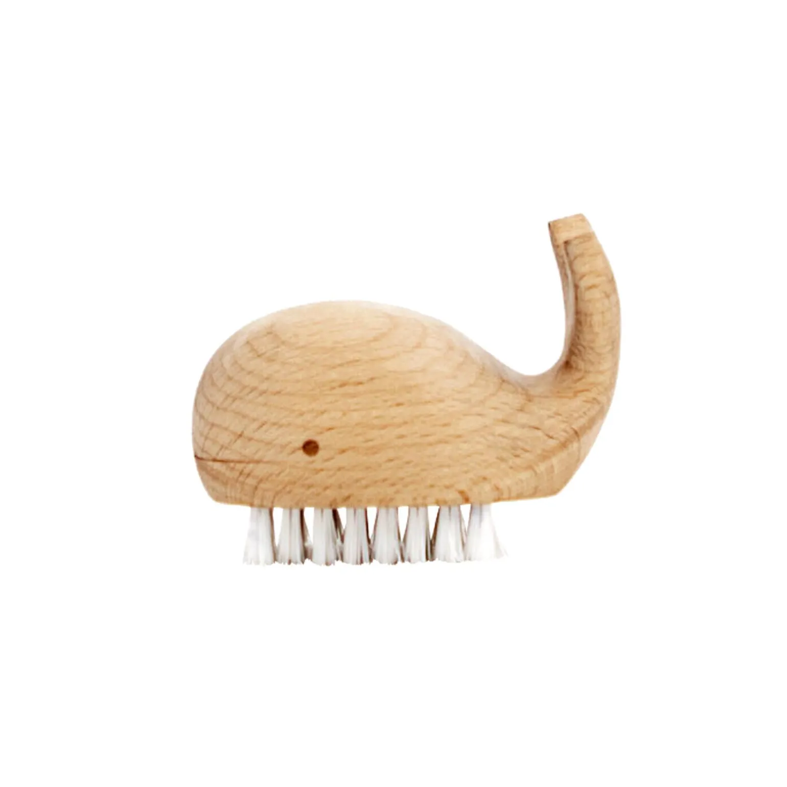 Kikkerland Brosse à récurer BALEINE coloris bois - 4MURS