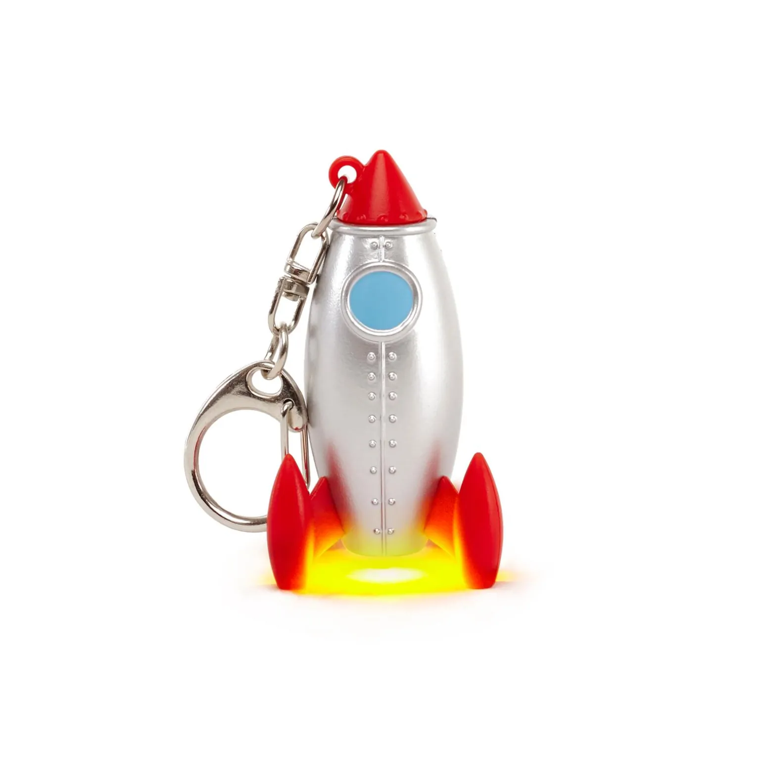 Kikkerland Porte clef FUSÉE coloris argent - 4MURS