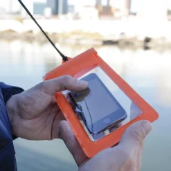 Kikkerland Porte-téléphone POCHETTE POUR SMARTPHONE WATERPROOF orange
