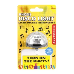 Kikkerland Prise LAMPE DISCO IPHONE NOIR coloris noir - 4MURS
