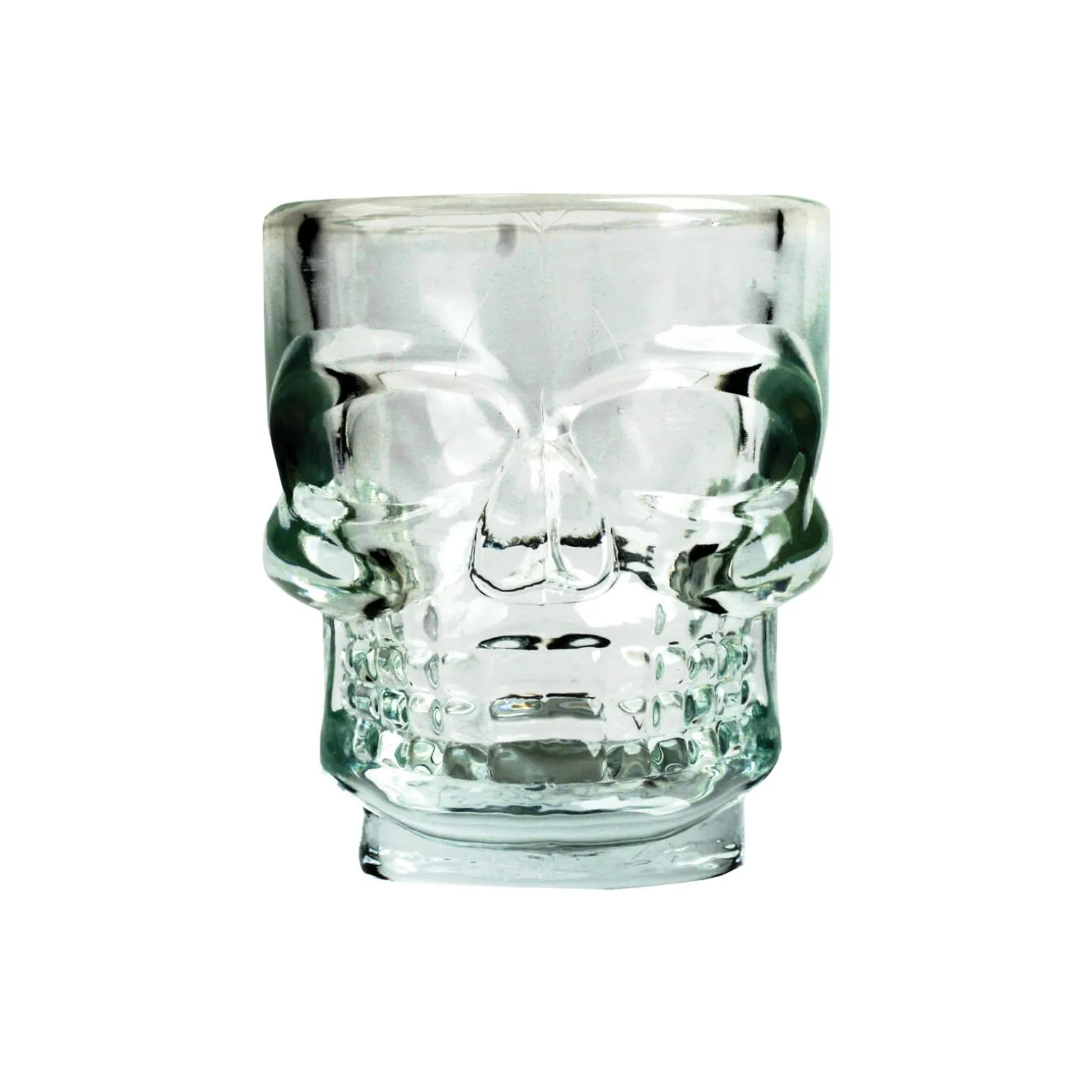 Kikkerland Verre SET DE 4 VERRES SKULL coloris transparent - 4MURS