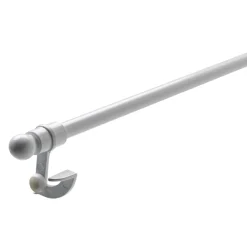 Kit barre à rideau vitrage WINDOROD blanc 0,9 cm de 30,0 à 40 cm
