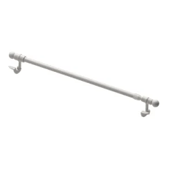 Kit barre à rideau vitrage WINDOROD blanc 0,9 cm de 30,0 à 40 cm