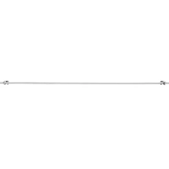 Kit barre à rideaux RONDINA blanc 1,6 cm 180 cm - 4MURS