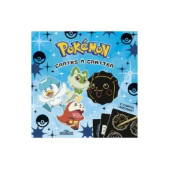 Kit création CARTES A GRATTER POKEMON bleu - 4MURS