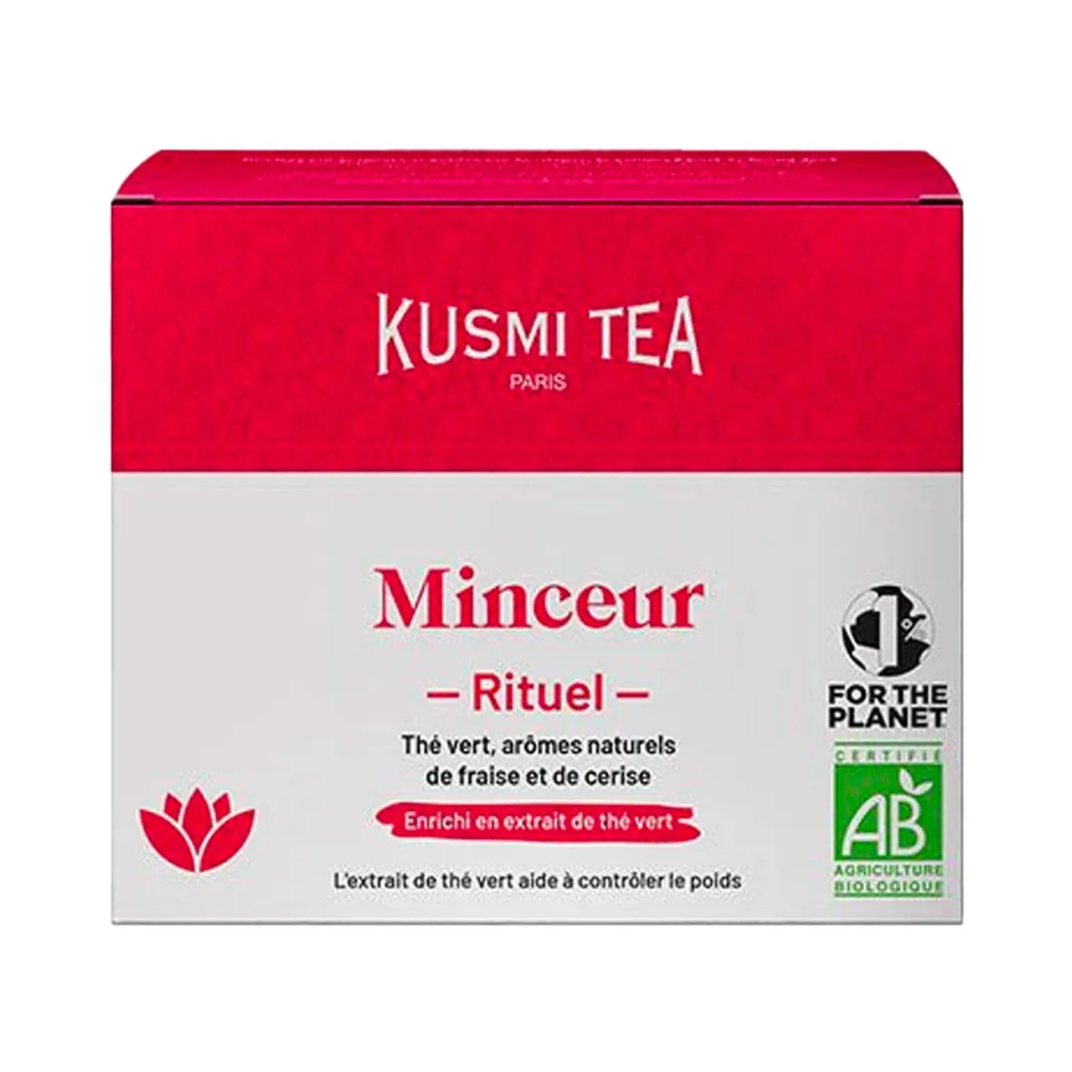 KUSMI TEA Thé vert en sachet RITUEL MINCEUR BIO - 4MURS