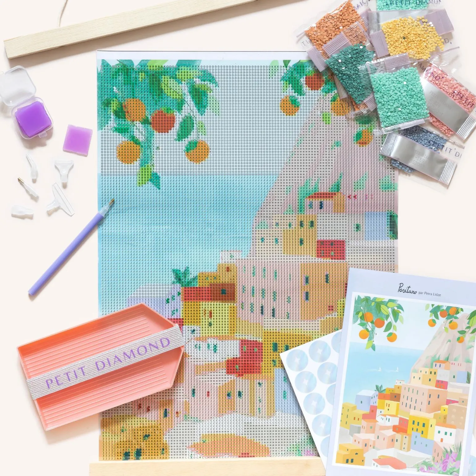 La Petite Epicerie Diamond painting POSITANO - 4MURS