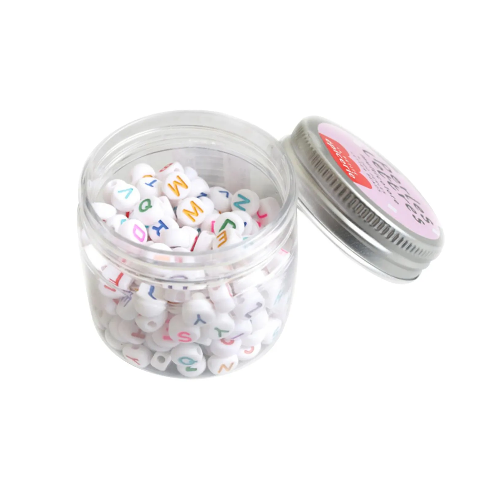La Petite Epicerie Kit création PERLES LETTRES MULTICOLORE - 4MURS