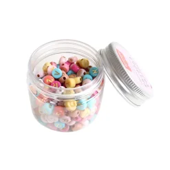 La Petite Epicerie Kit création PERLES LETTRES COULEURS CHAUDES
