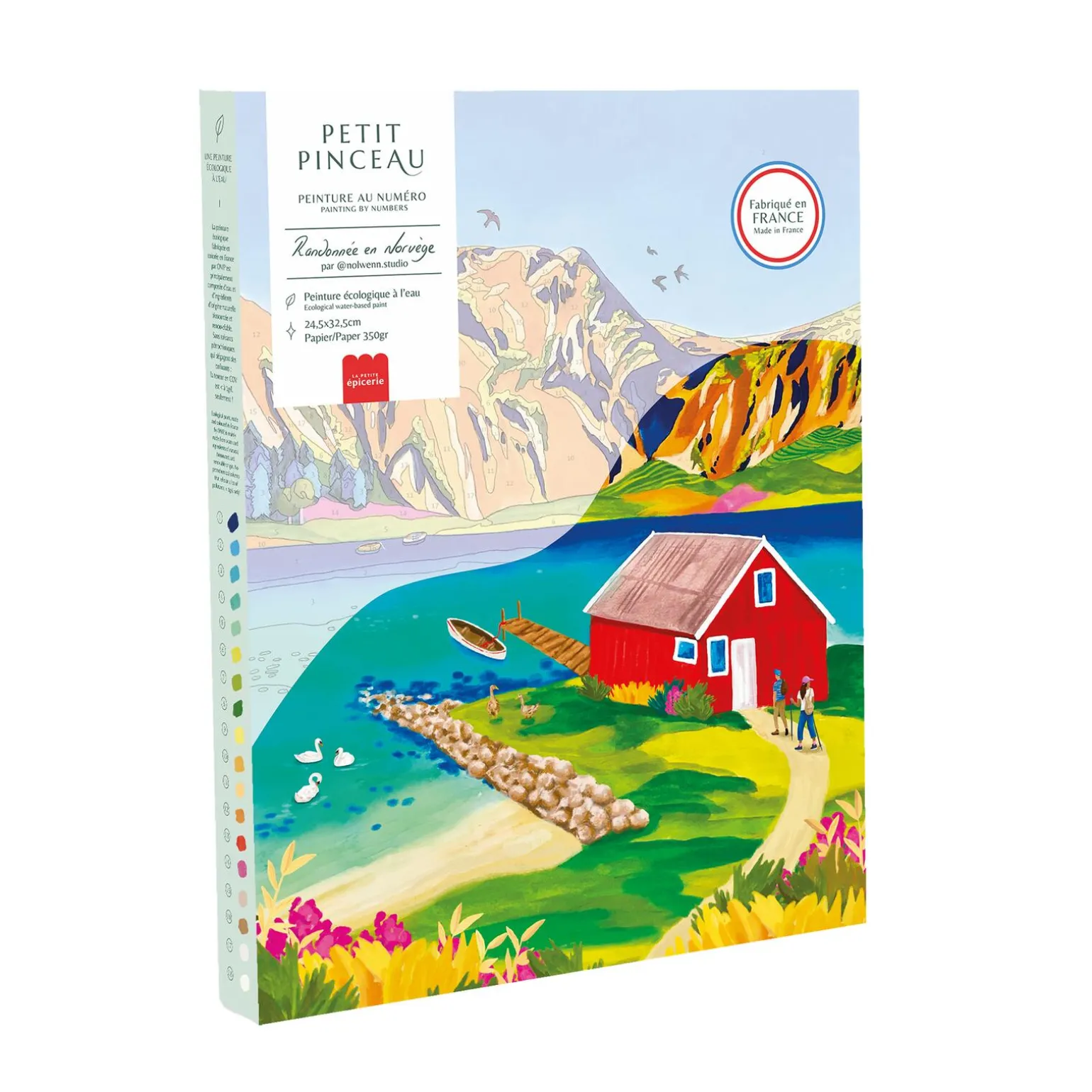 La Petite Epicerie Peinture par numéros NORVÈGE - 4MURS