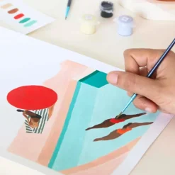 La Petite Epicerie Peinture par numéros ST BARTHELEMY - 4MURS