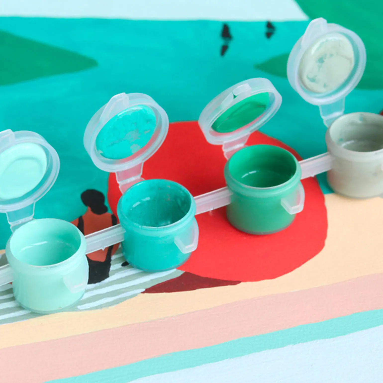 La Petite Epicerie Peinture par numéros ST BARTHELEMY - 4MURS