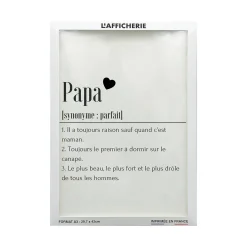 L'afficherie Affiche DÉFINITION PAPA 29,7 x 42 cm - 4MURS