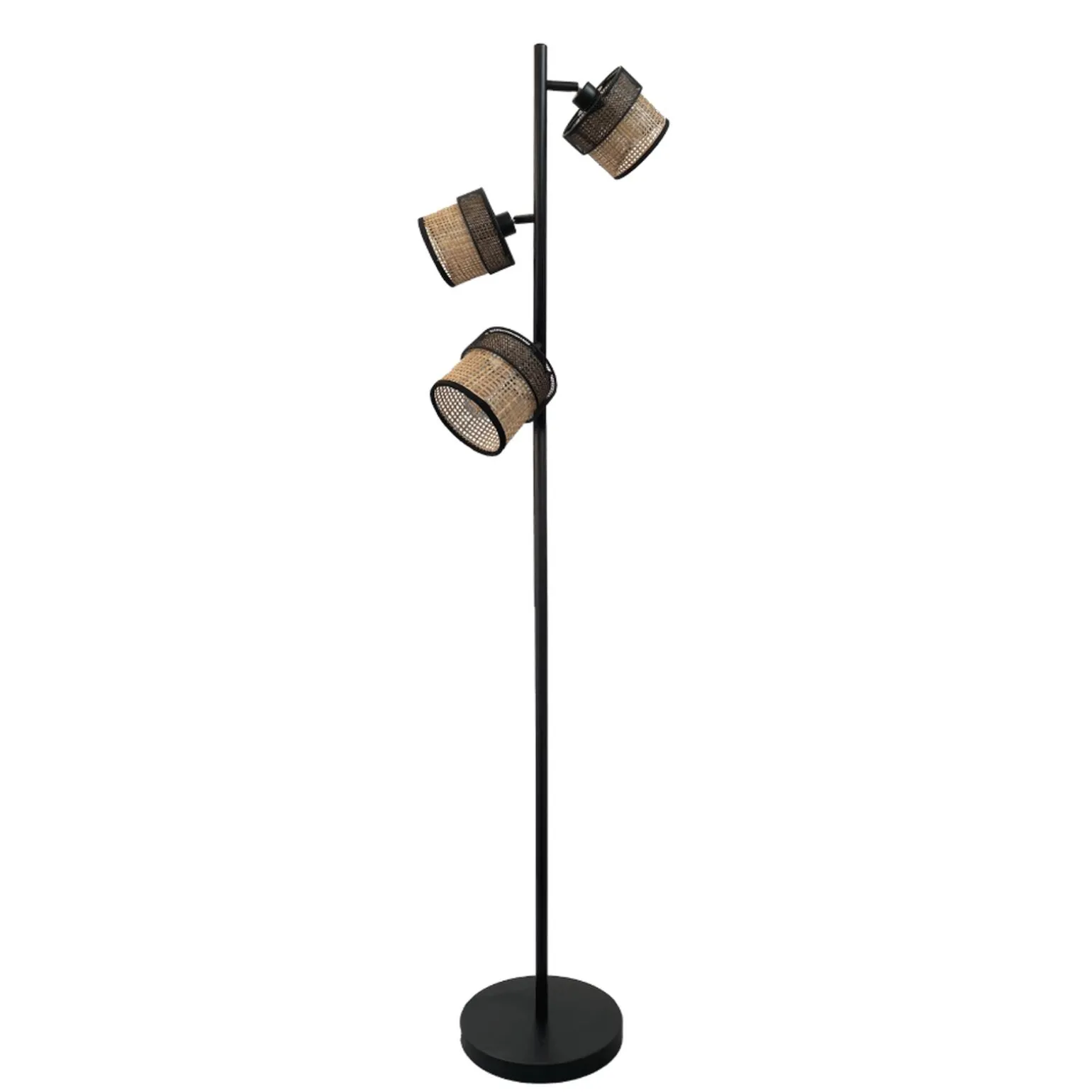 Lampadaire CLAYTON coloris rotin - 4MURS