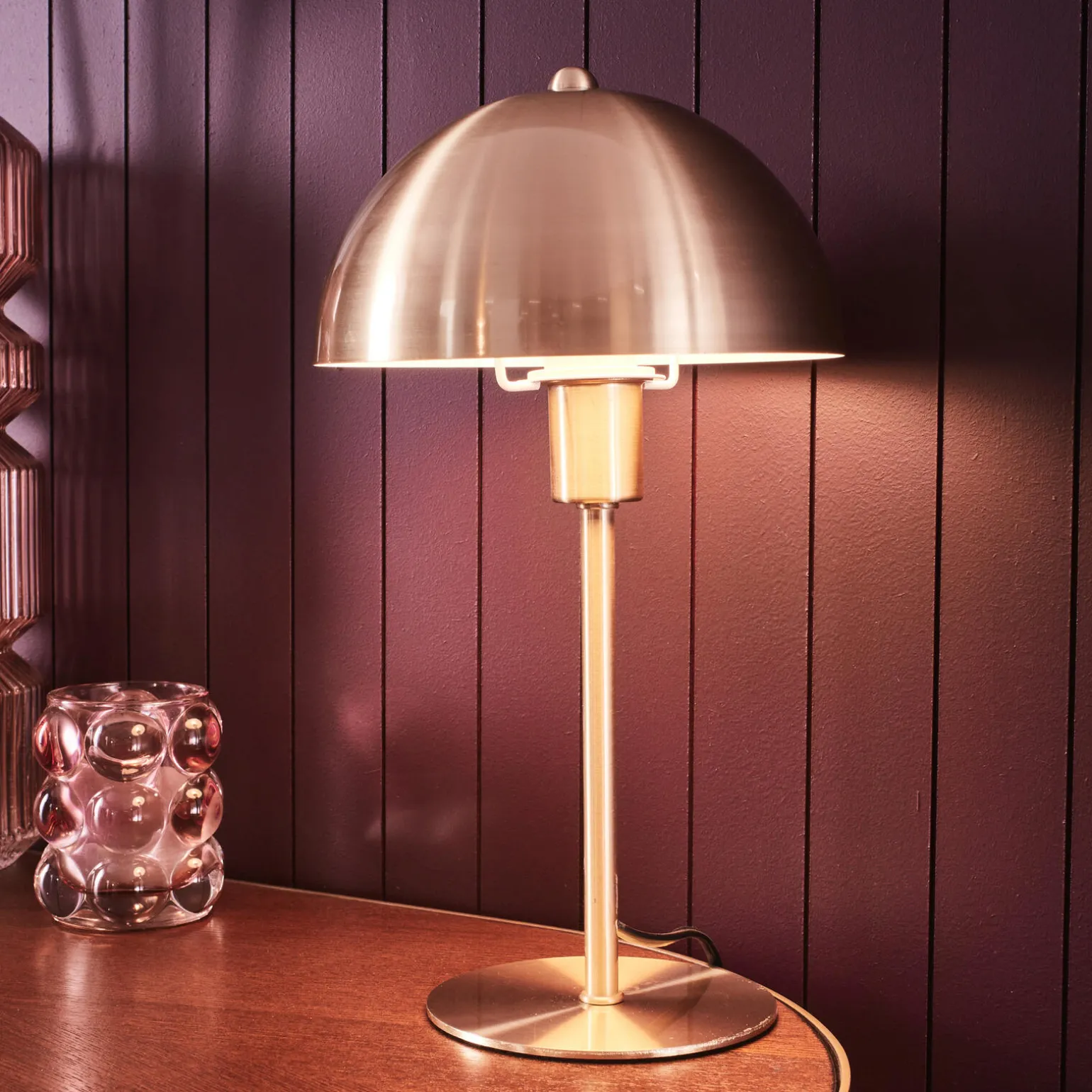 Lampe à poser AXEL coloris or 30 x 18 cm - 4MURS