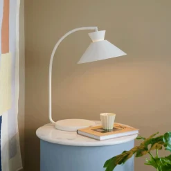 Lampe à poser DIAL coloris blanc 51 x 25 cm - 4MURS