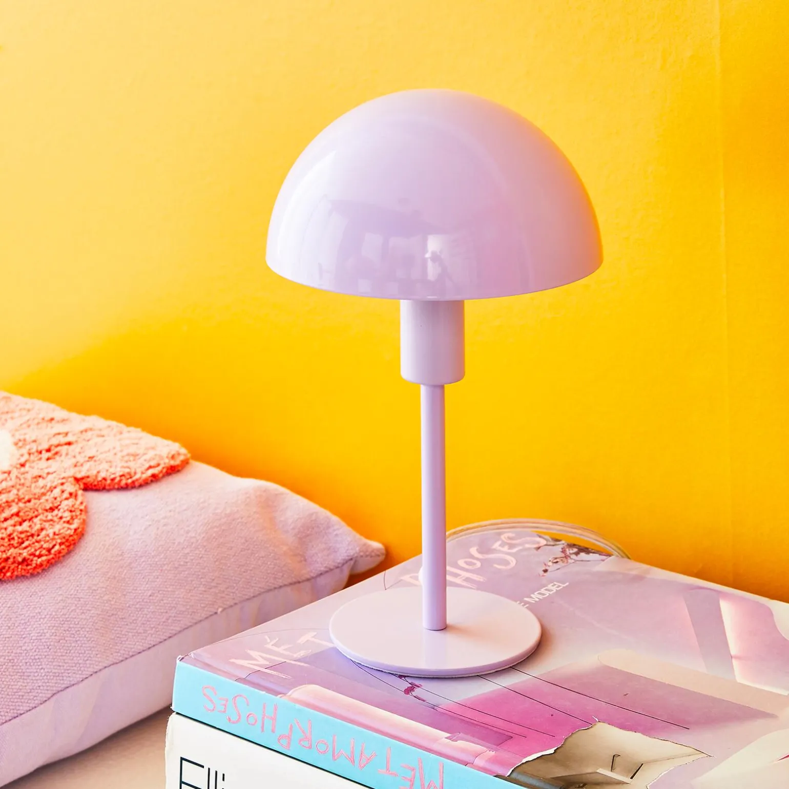 Lampe à poser ELLEN coloris ultra parme 25 x 16 cm - 4MURS
