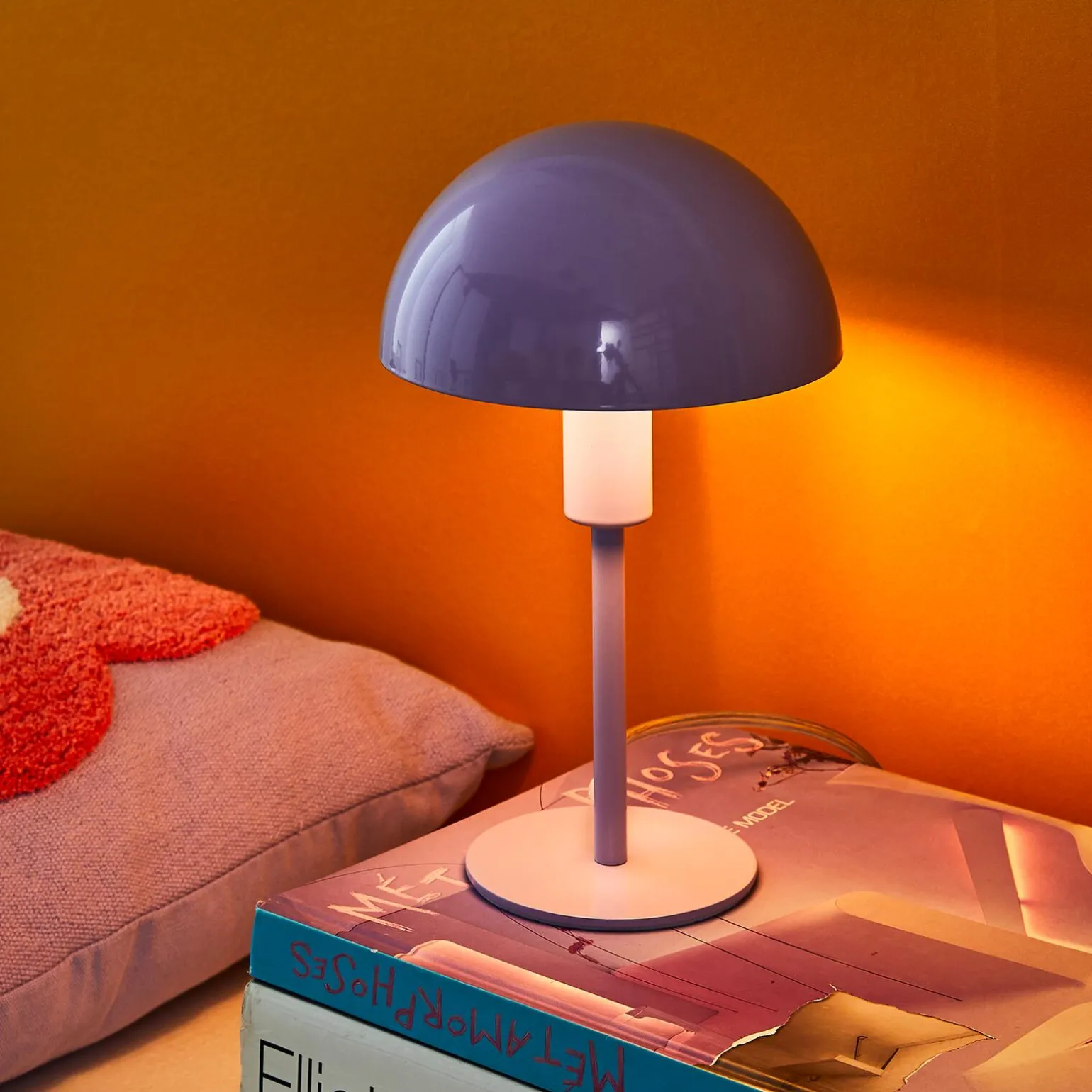 Lampe à poser ELLEN coloris ultra parme 25 x 16 cm - 4MURS