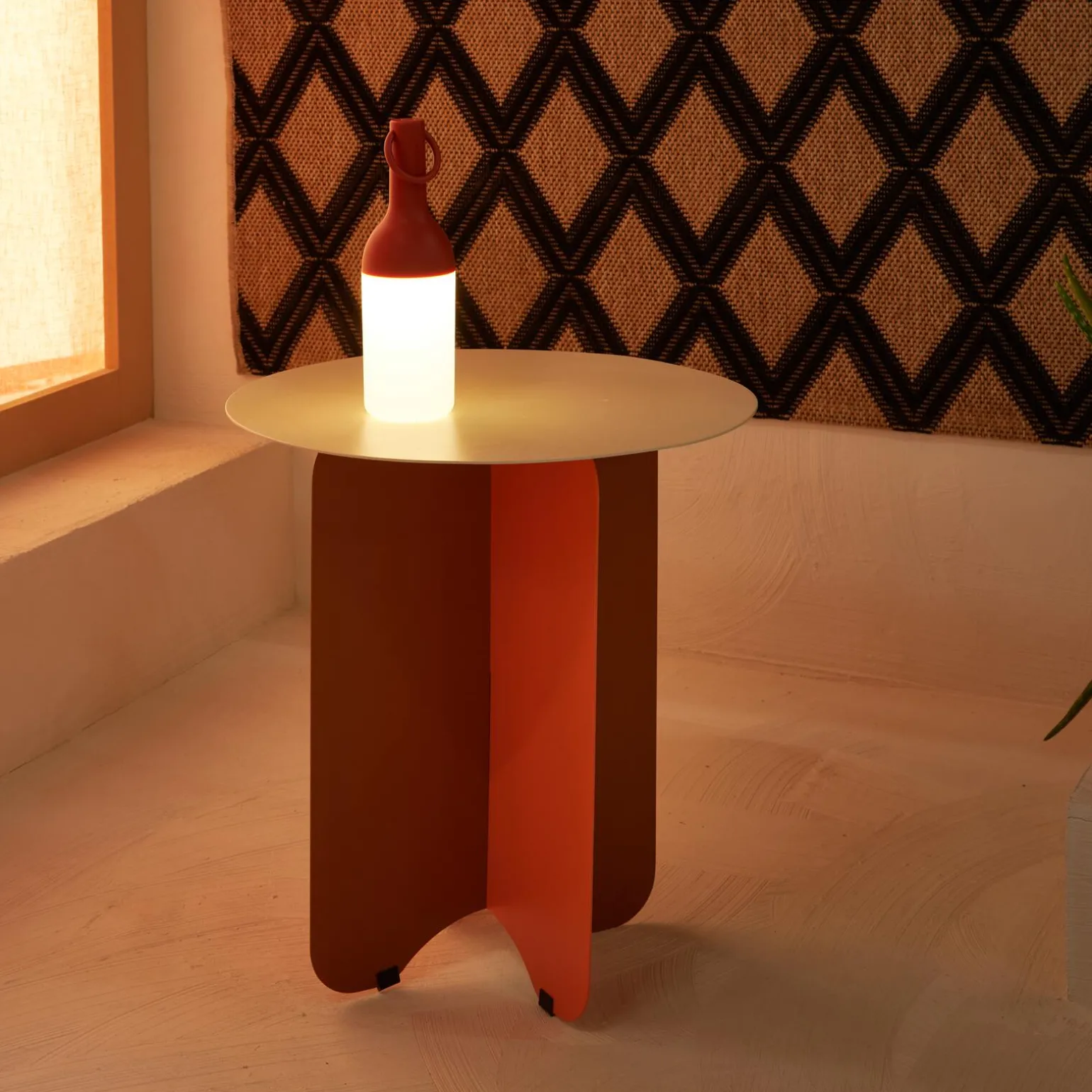 Lampe à poser ELO BABY coloris terracotta 20 x 7 cm - 4MURS