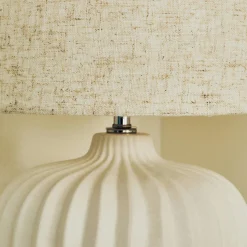 Lampe à poser MATHILDE coloris blanc 32 x 25 cm - 4MURS