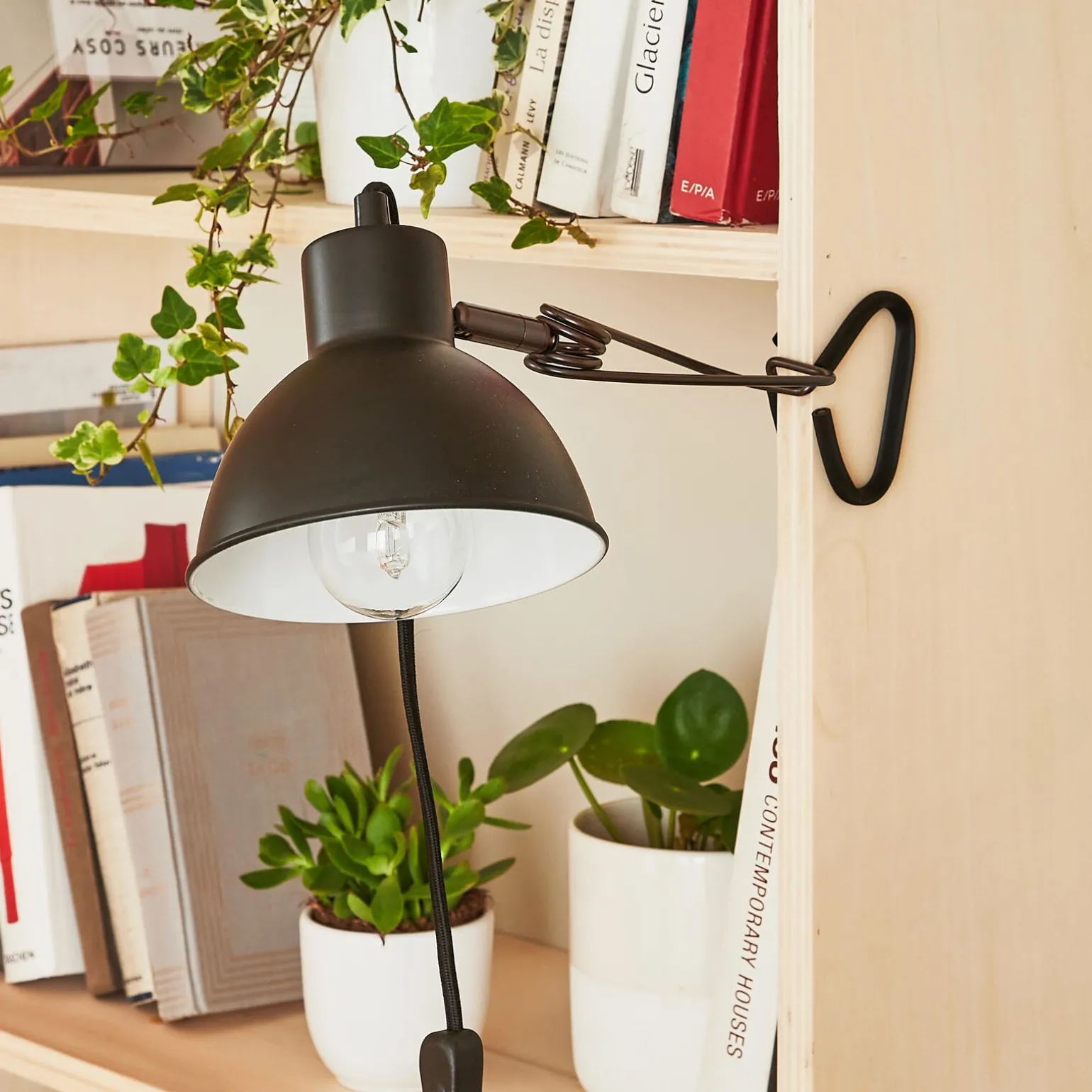 Lampe à poser MOYS coloris noir 32,5 x 13 cm - 4MURS