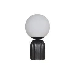 Lampe à poser PENELOPE coloris noir 26,5 x 15 cm - 4MURS