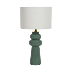 Lampe à poser REINA coloris vert de gris 41 x 23 cm - 4MURS