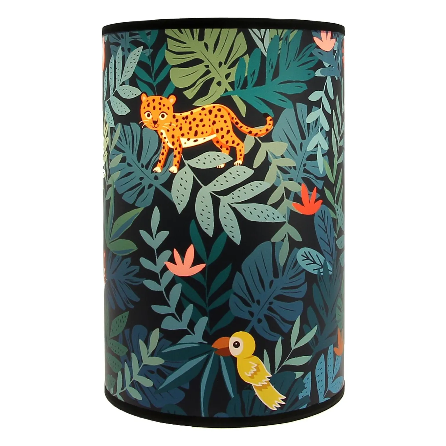 Lampe de chevet JUNGLE KIDS coloris multicolore 24 x 16 cm - 4MURS