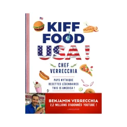 Larousse Pratique Livre culinaire KIFF FOOD 2 : USA - 4MURS